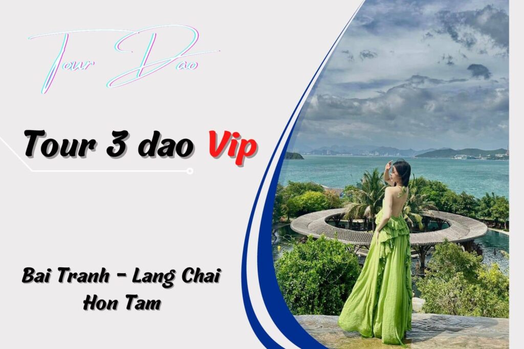 Tour 3 đảo Nha Trang (Bãi Tranh - Làng Chài - Hòn Tằm)